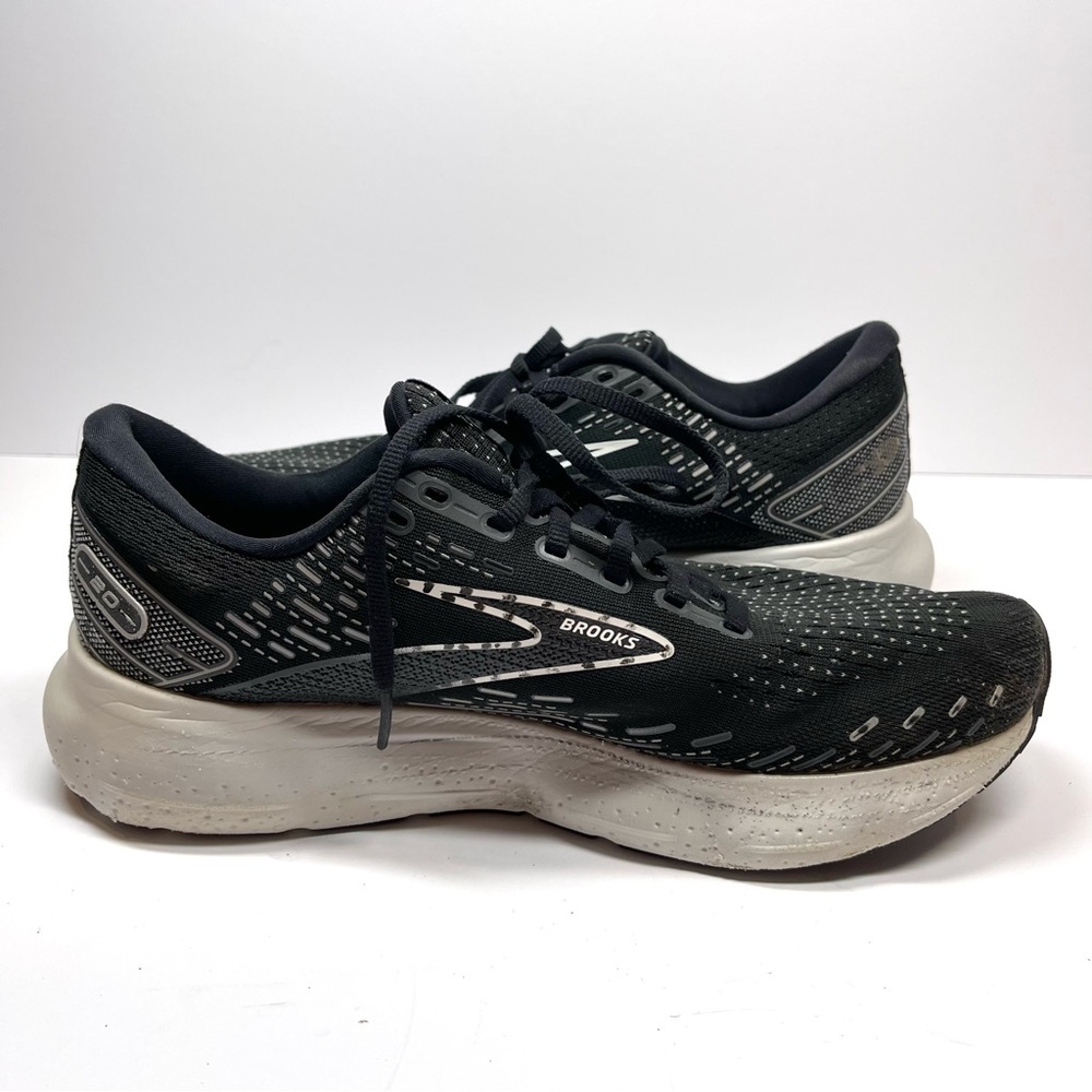 Brooks Running Shoe Men’s Size‎ 10 Glycerin 20 Neutral Black White - Picture 6 of 9